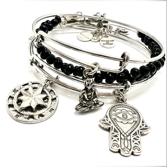 Alex and Ani - Special Sale 4 Bangle Bracelet, Sold as Set - Picture 5 of 6